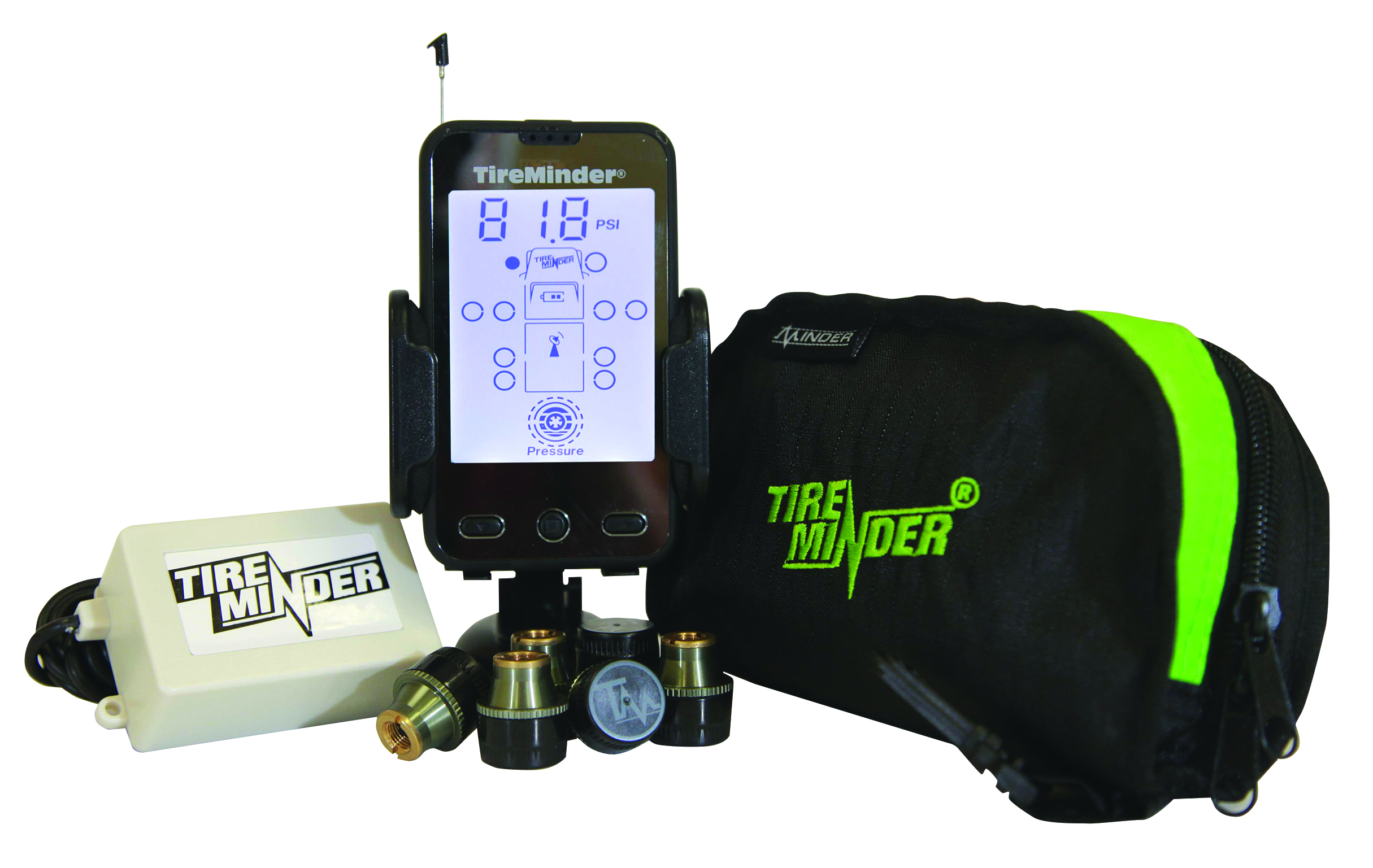 Minder TM-A1A-4 Tire Pressure Monitoring System with 4 Transmitters ...